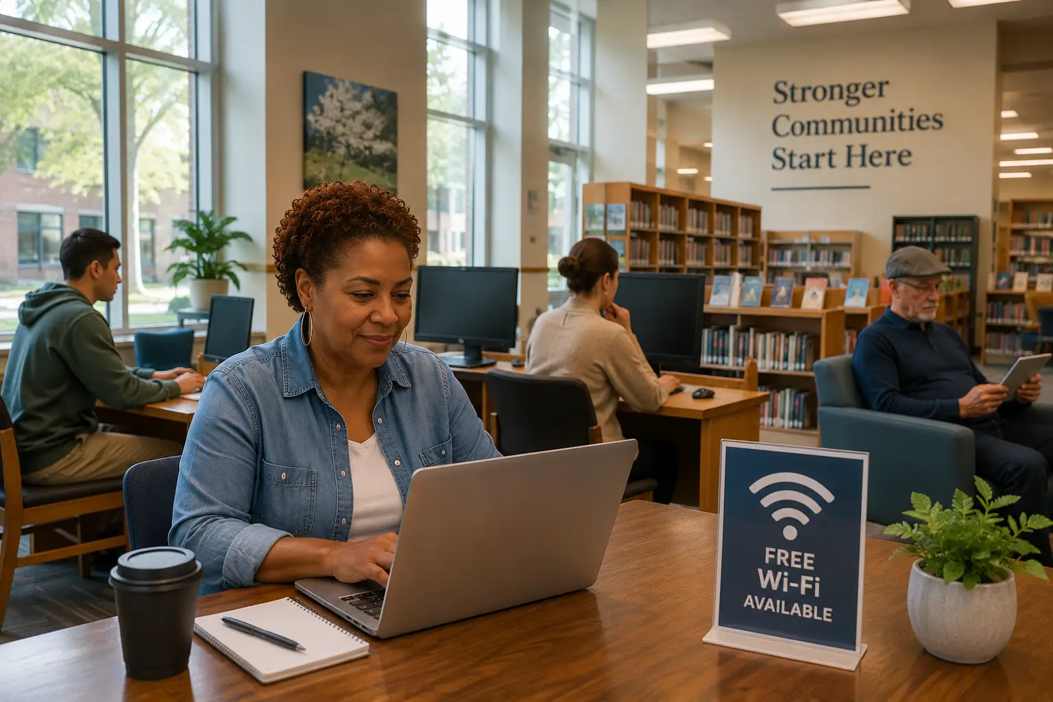 Public library internet access in Georgia for Lifeline phone applicants