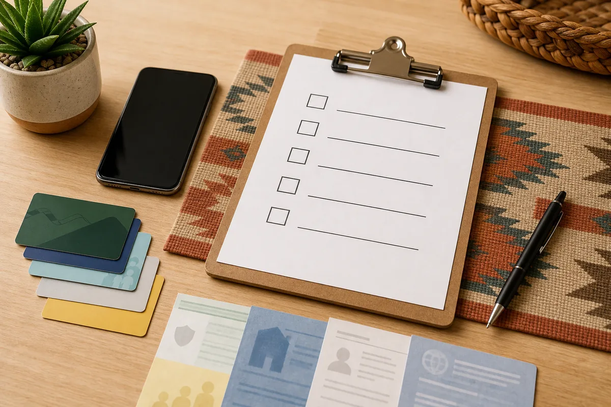 Arizona Lifeline eligibility checklist with EBT and Medicaid documents