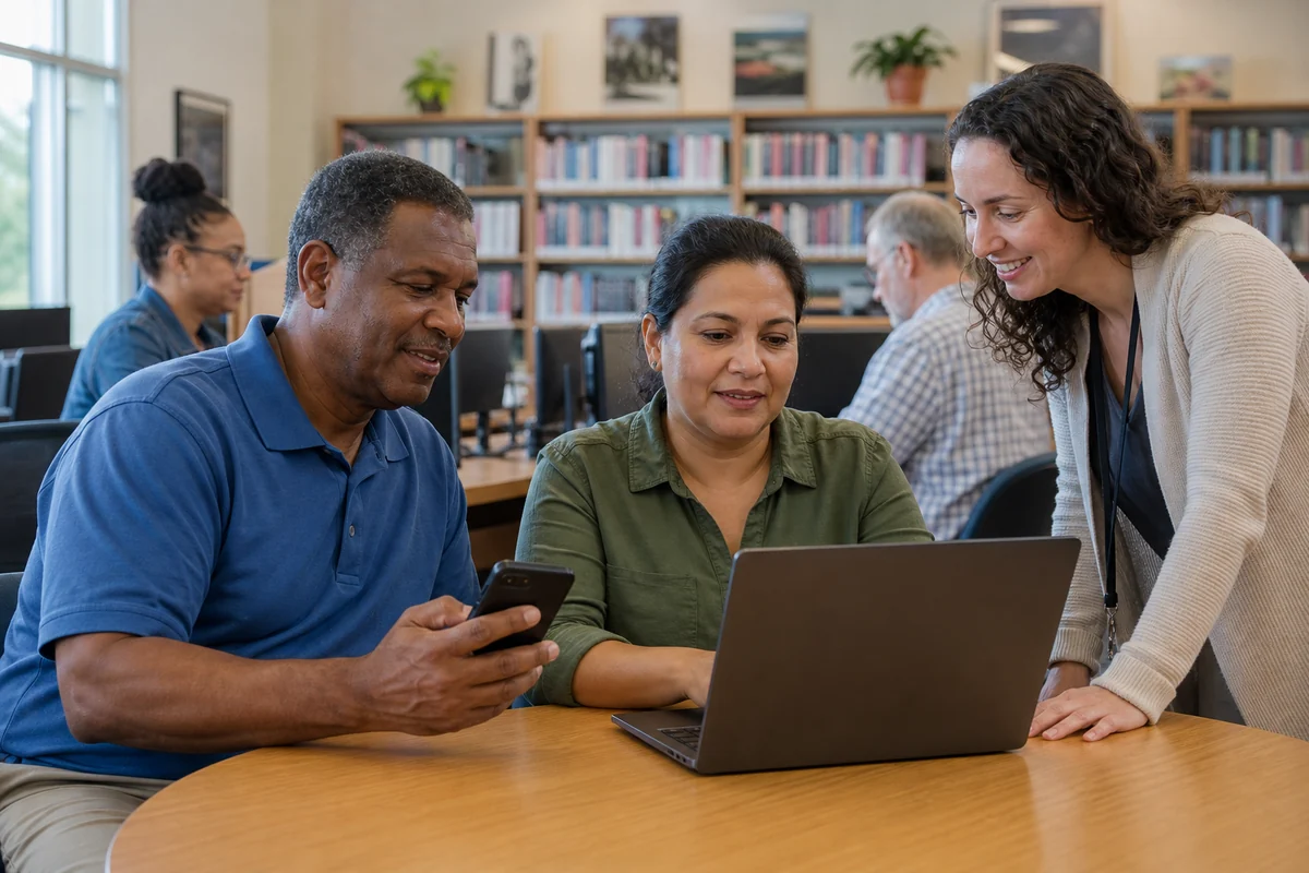 North Carolina public library digital access support for Lifeline phone research