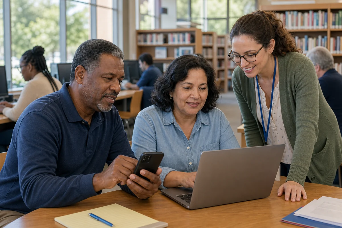 Virginia public library digital access support for Lifeline phone research