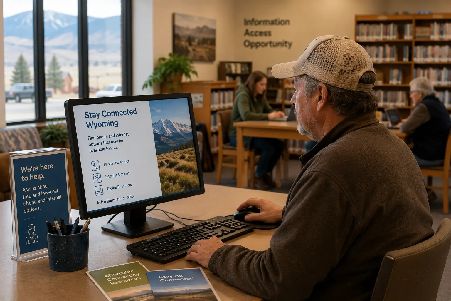 Wyoming library digital access support for Lifeline phone and internet options