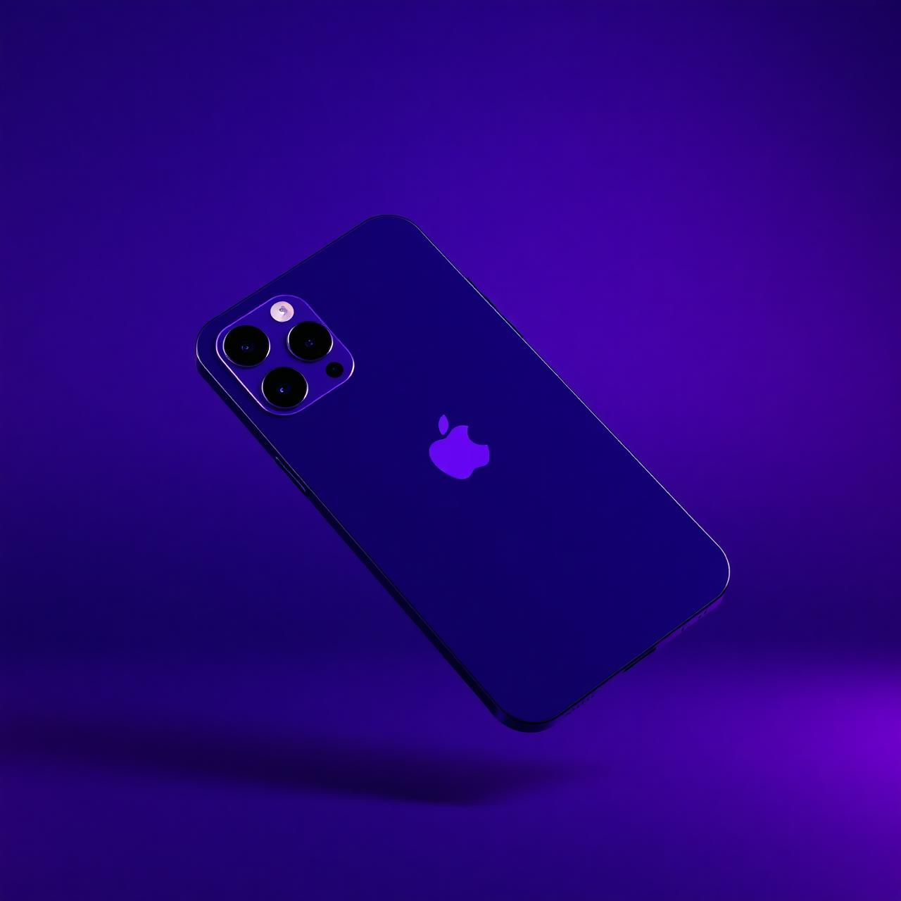 Apple iPhone 14 in Purple - available free through the Lifeline federal benefit program